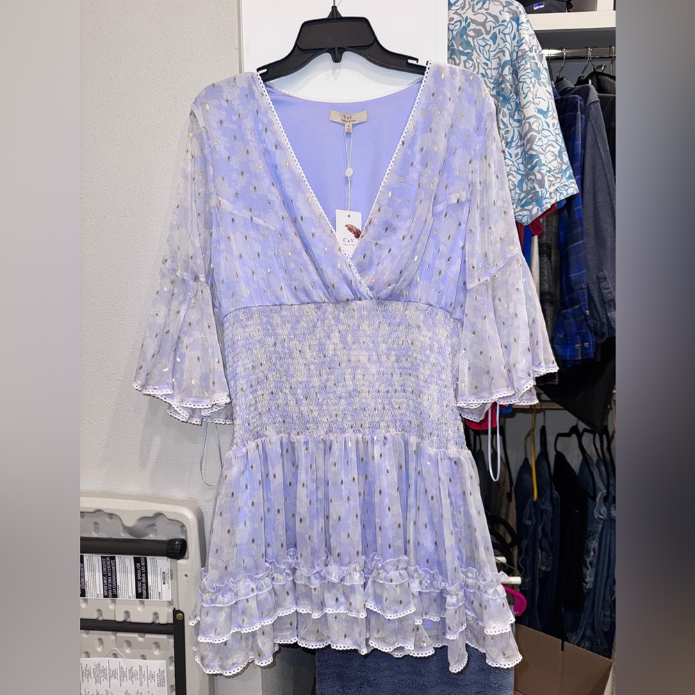Lavender chelsea and violet mini dress New